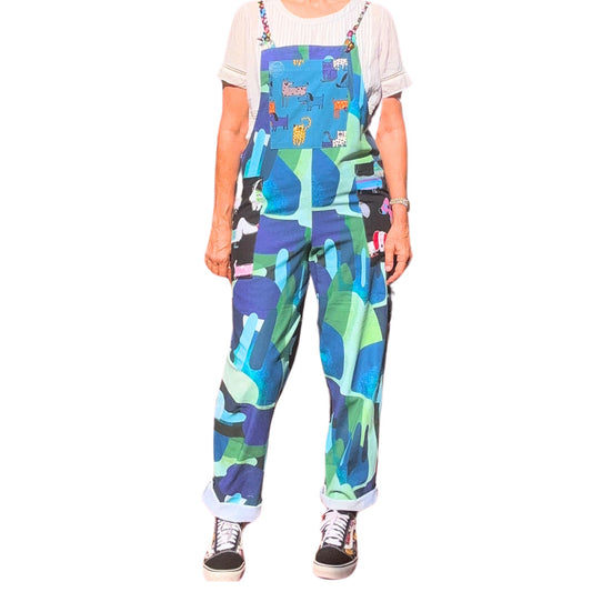 🐾 Janetmade – Bow-Wow-Walkies Dungarees